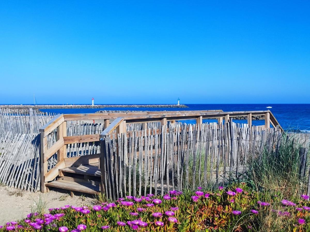 La Perle Bleue, 100 M De La Plage, Parking, Wifi Frontignan Bagian luar foto