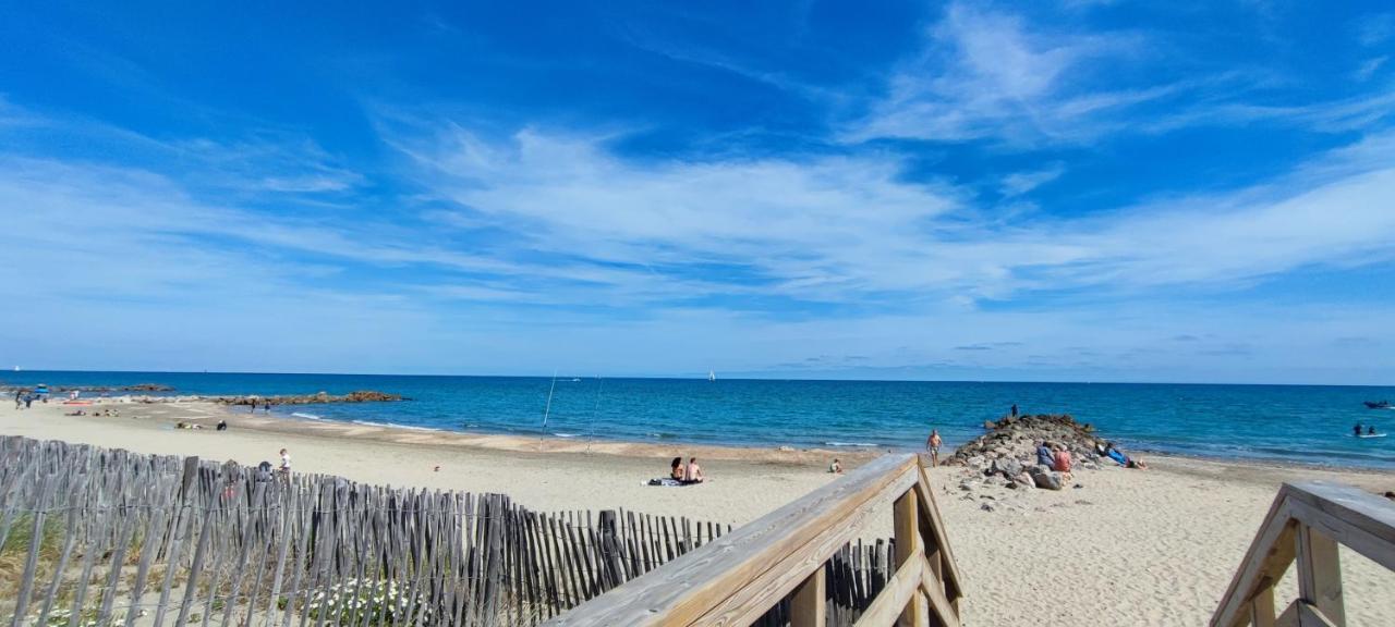 La Perle Bleue, 100 M De La Plage, Parking, Wifi Frontignan Bagian luar foto