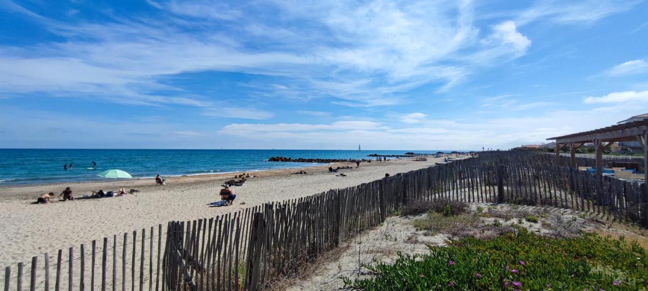 La Perle Bleue, 100 M De La Plage, Parking, Wifi Frontignan Bagian luar foto