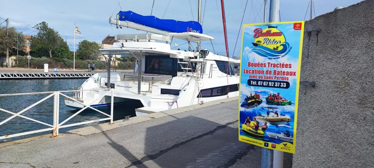 La Perle Bleue, 100 M De La Plage, Parking, Wifi Frontignan Bagian luar foto